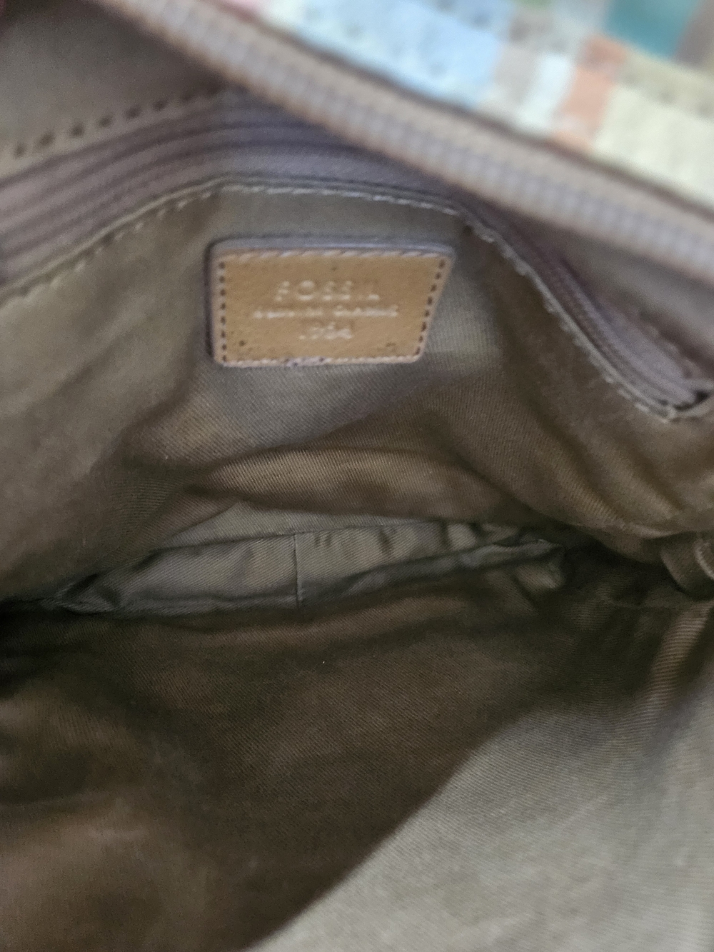Fossil Multicolor Pastel Stripe Crossbody Bag - Picture 3 of 11